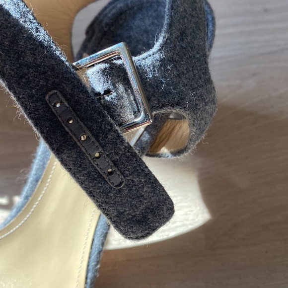 Theory Wool Heeled Sandals - Picture 6 of 6